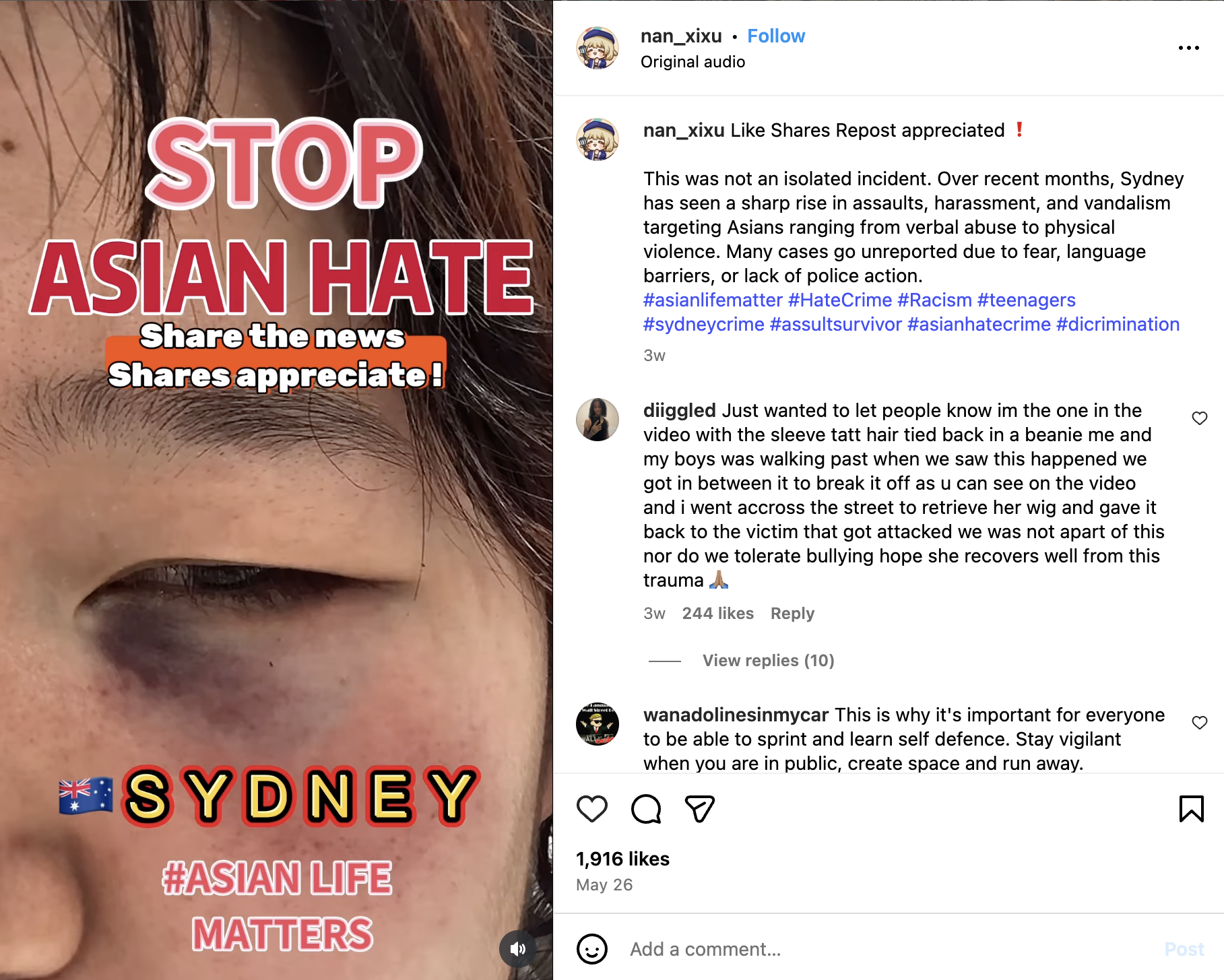 Another attack on Asian Australians – this time in Sydney’s Chinatown area
